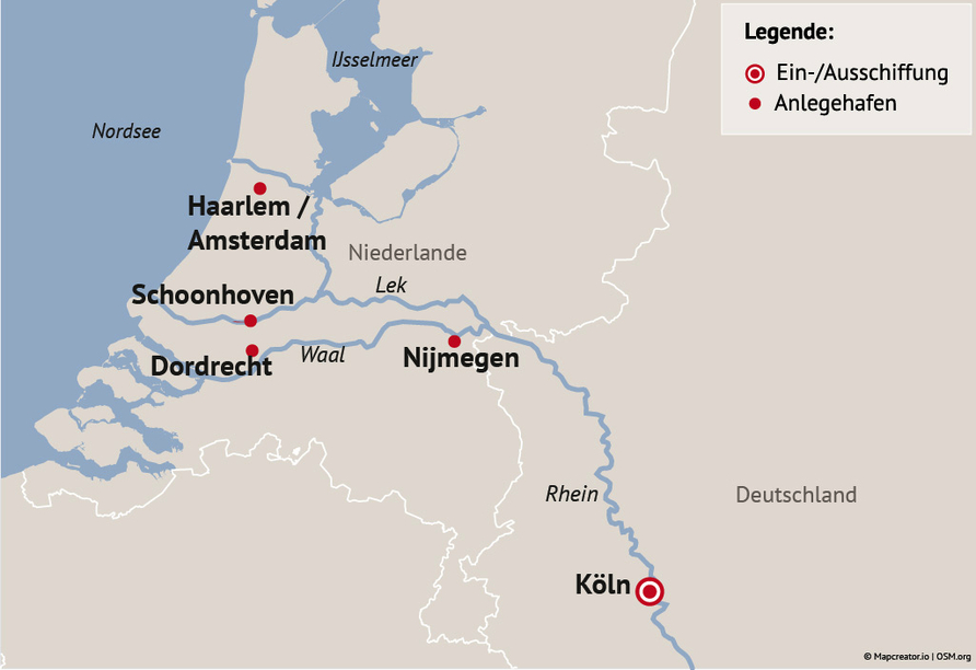 Ihre Reiseroute