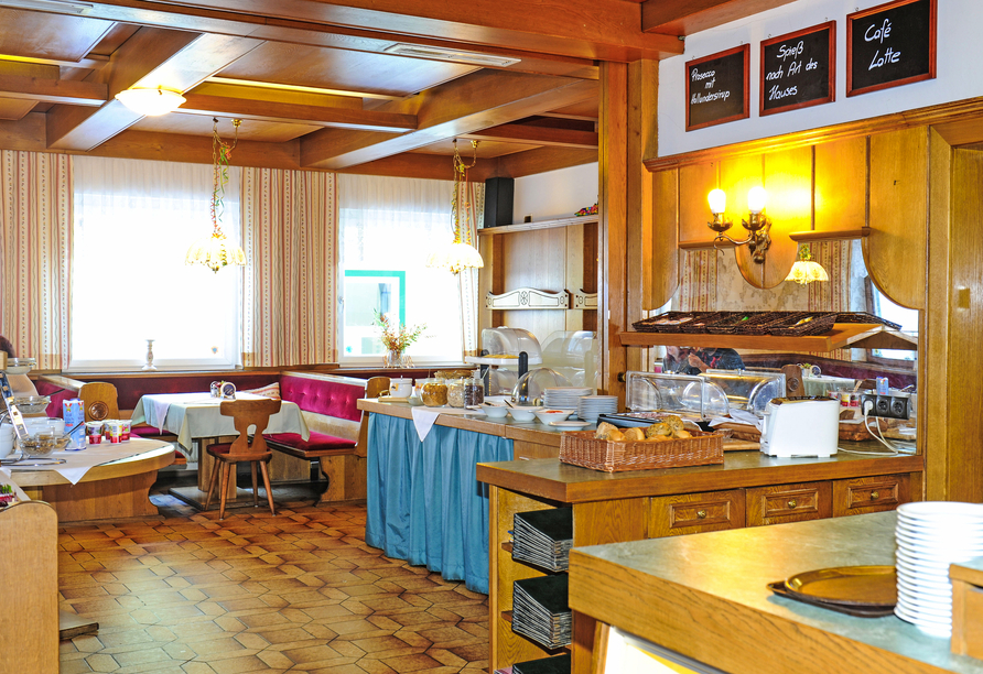 Frühstücksbuffet im Hotel Posauner