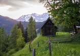 Tolles Fotomotiv: Die Hubertuskapelle in St. Veit.
