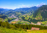 Blick auf das malerische St. Veit im Pongau