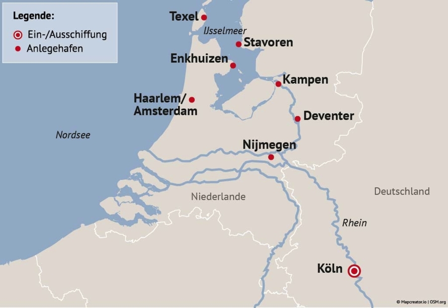 Ihre Reiseroute für 2026