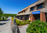 Außenansicht des Nordsee-Hotels Arlau-Schleuse