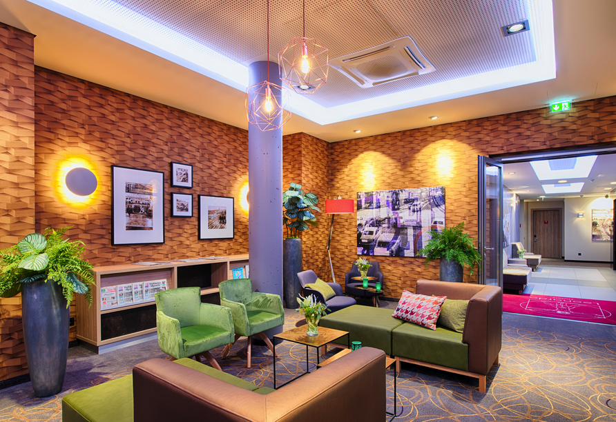 Das moderne Design Ihres Hotels lädt zum Wohlfühlen ein!