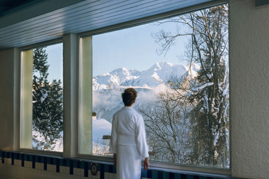 Verbringen Sie eine erholsame Wellnessauszeit im Hotel Faern Crans-Montana.