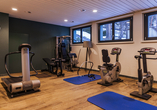 Powern Sie sich im Fitnessraum Ihres Hotels ordentlich aus!