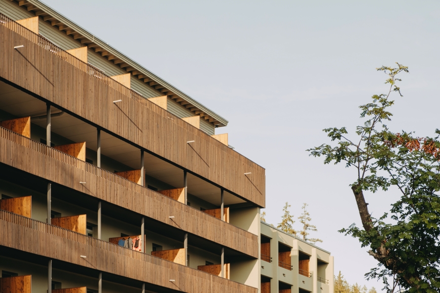 Außenansicht des Hotels Faern Crans-Montana
