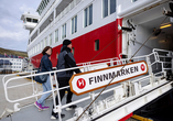 Kommen Sie an Bord des Postschiffes Finnmarken!
