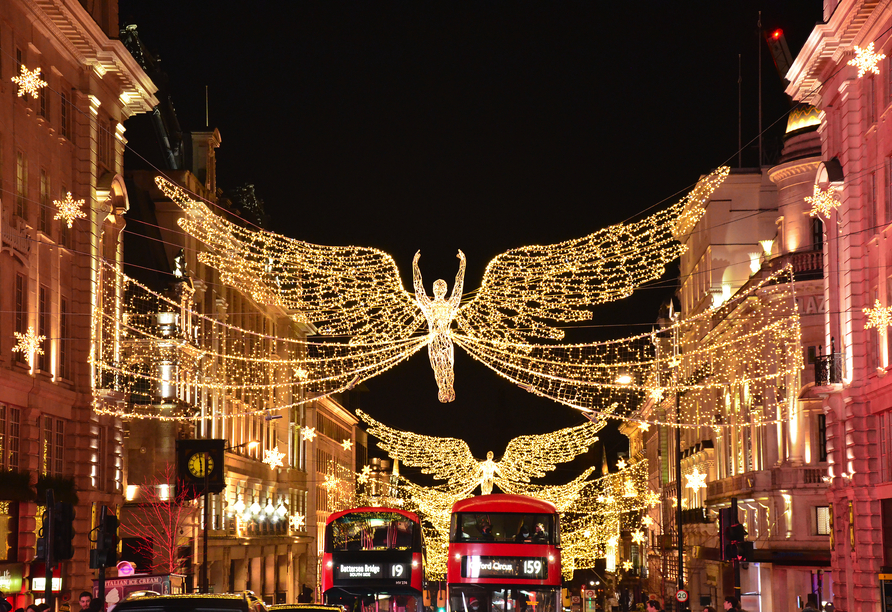 London versprüht in der Vorweihnachtszeit eine einmalige Atmosphäre.