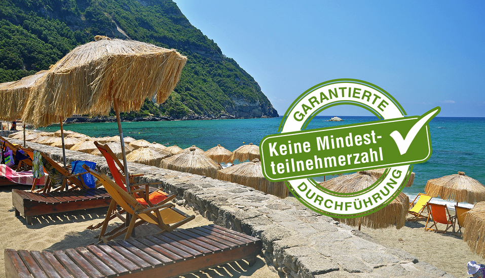 Sonne, Strand und Erholung warten auf Sie!