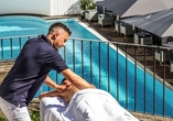 Lassen Sie sich bei einer Massage verwöhnen und vergessen Sie den Alltag.