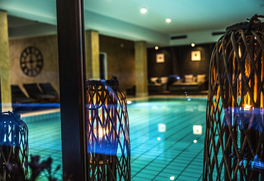 Hallenbad im Hotel Das Aunhamer
