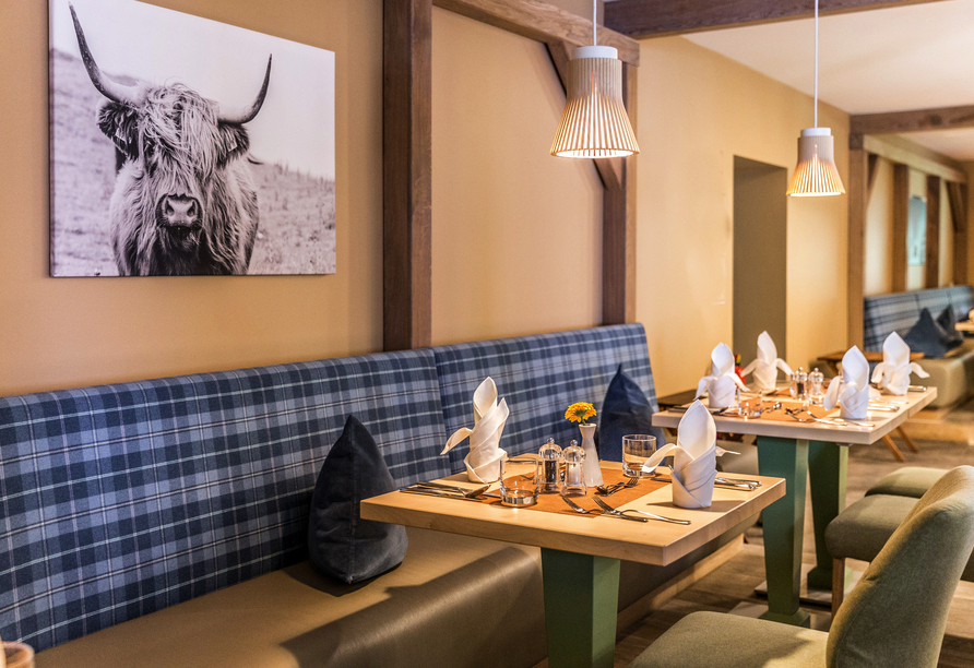 Stärken Sie sich im Restaurant für erlebnisreiche Tage!