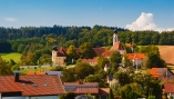 Blick über Bad Griesbach im Sommer