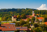 Blick über Bad Griesbach im Sommer