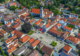 Der Kurort Bad Griesbach im Rottal in der Region Donau-Wald