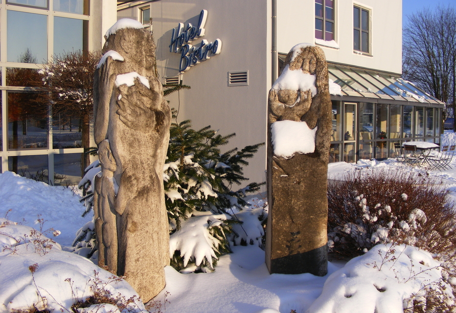 Winter im Hotel Seehof Leipzig