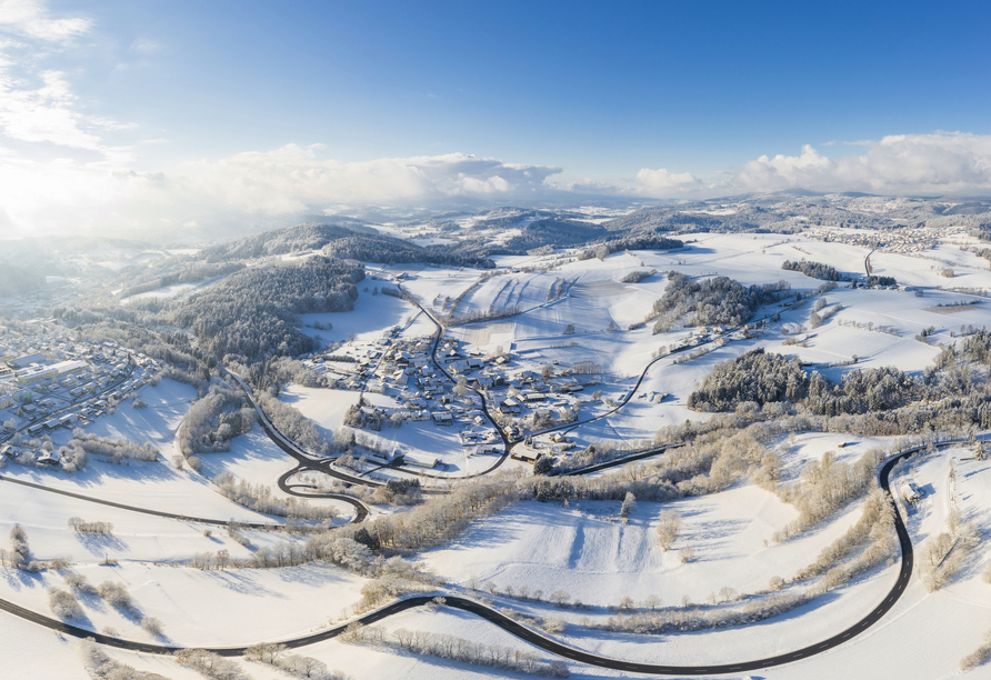 Grafenau und der Großer Arber prägen die einzigartige Landschaft der Region.