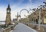 Erkunden Sie Düsseldorf im Winter.