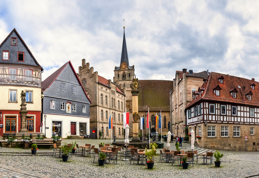 Entdecken Sie die historische Altstadt von Kronach.