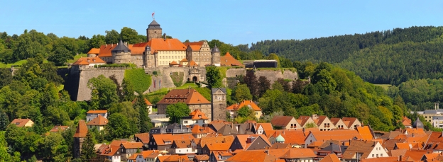 Kronach begrüßt Sie mit einem atemberaubenden Panorama.