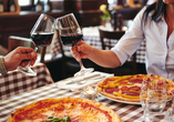 Was wäre ein Italien-Urlaub ohne Pizza? Buon appetito!