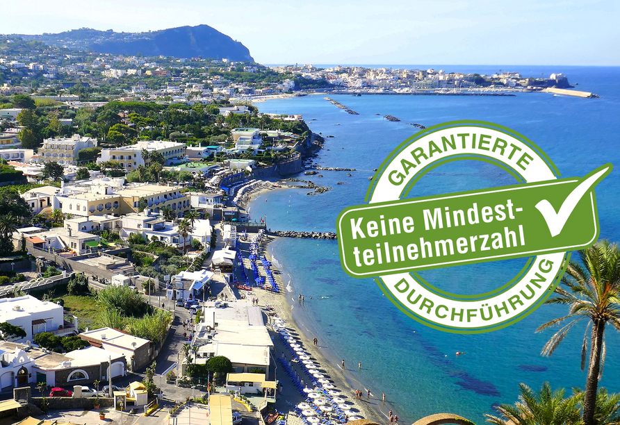 Haben Sie Ihre Koffer schon gepackt? Auf geht's nach Forio zu Sonne, Strand und Meer!
