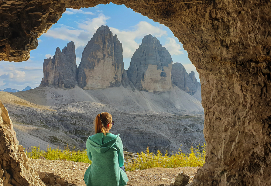 Die atemberaubende Landschaft der Dolomiten wartet darauf, von Ihnen erkundet zu werden!