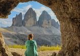 Die atemberaubende Landschaft der Dolomiten wartet darauf, von Ihnen erkundet zu werden!