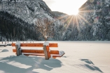 Der Gleinkersee in traumhaftem Winterkleid