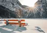 Der Gleinkersee in traumhaftem Winterkleid