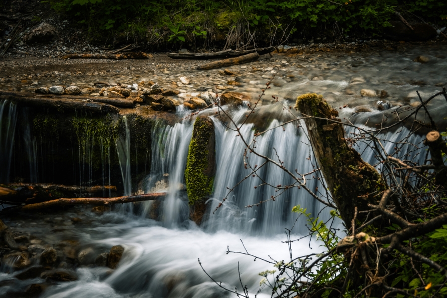 Wasserfall in der Dr. Vogelgesang-Klamm