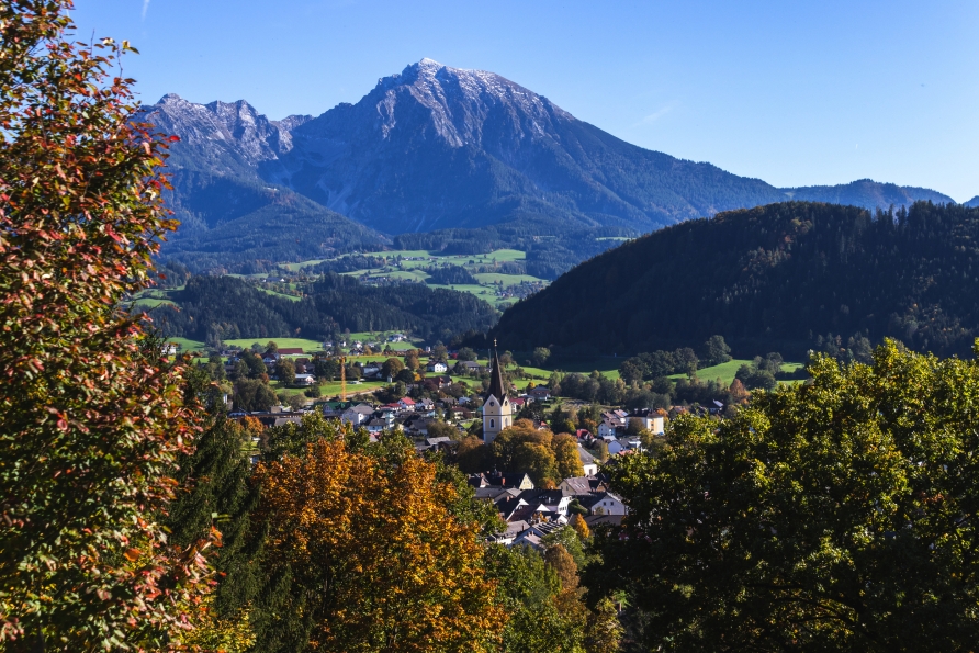 Blick auf das Windischgarstnertal in Oberösterreich