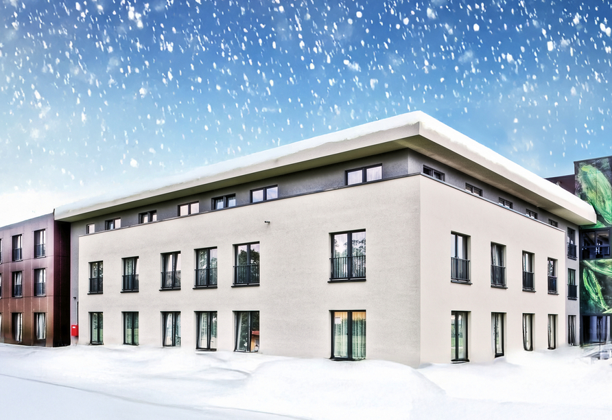 Das Santé Royale Gesundheitsresort Bad Langensalza begrüßt Sie im winterlichen Ambiente!
