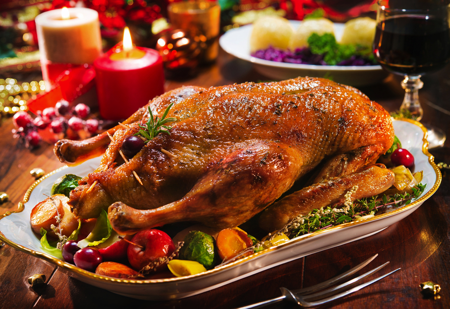 Freuen Sie sich auf das Weihnachtsgansessen am 25.12.!