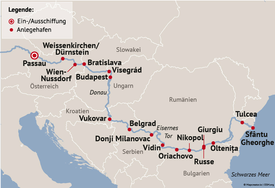 Ihre Reiseroute