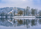 Besuchen Sie unbedingt das wunderschöne Winterpanorama von Passau.