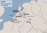 Ihre Reiseroute an den Reiseterminen 23.06., 03.09., 21.09. und 08.10.25