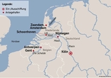 Ihre Reiseroute an den Reiseterminen 12.07. und 11.08.25