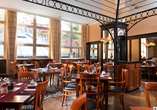 Frühstücksraum im Hotel Wyndham Garden Berlin Mitte