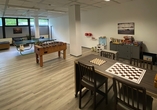 Im Spielraum des Hotels hat Langeweile keine Chance.