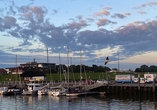 Der charmante Hafen von Bensersiel.