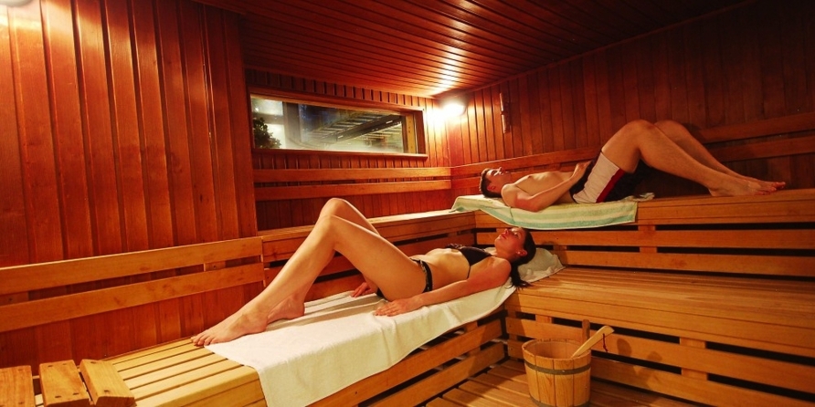 Entspannen Sie in der Sauna des Hotels.