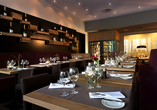 Das Restaurant wird Sie mit Köstlichkeiten verwöhnen.