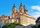 Besuchen Sie das Stift Melk an der Donau.