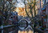 Die malerischen Stadtkanäle prägen das besondere Stadtbild von Utrecht.“