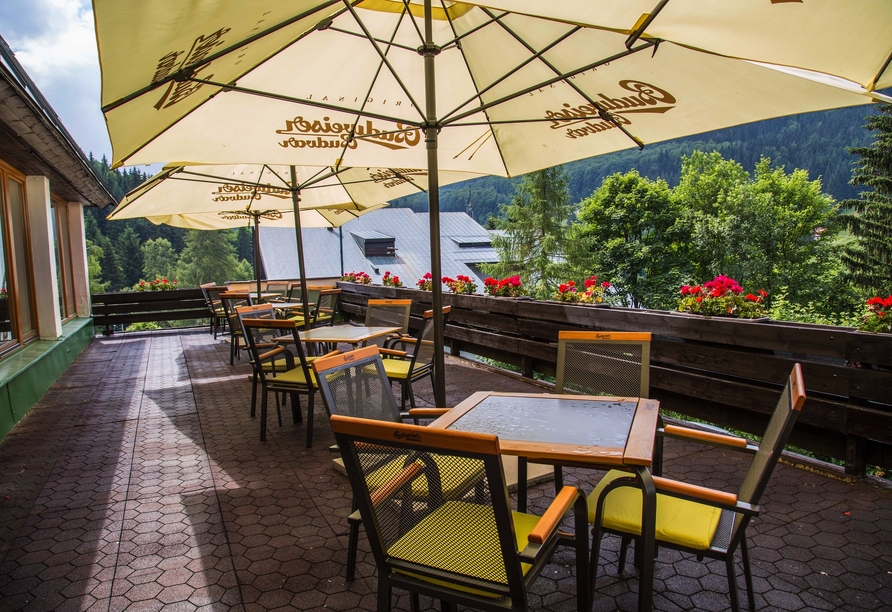 Terrasse des Hotels