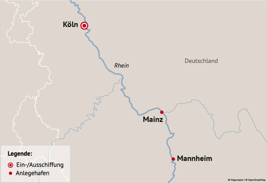 Ihre Reiseroute