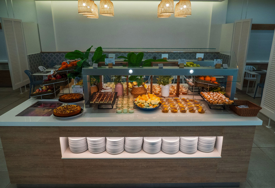 Im Hotel Don Juan werden Sie mit köstlichen Buffets verwöhnt.