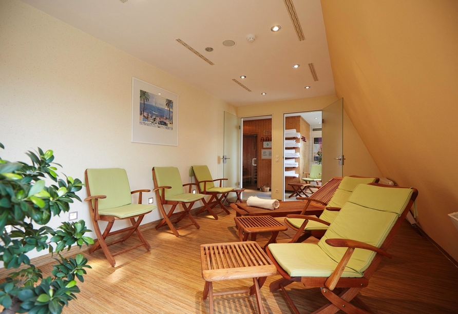 Der Ruheraum des Hotels