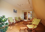 Der Ruheraum des Hotels